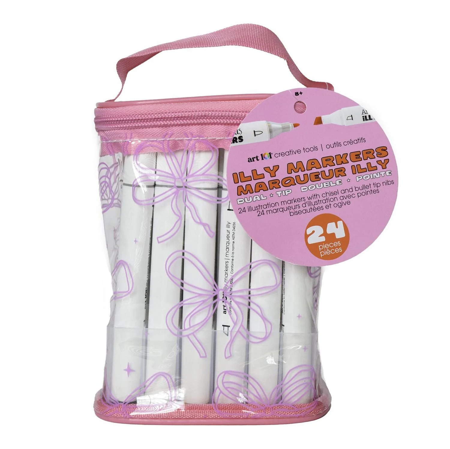 Art 101 Illy Marker Bag, Bows Edition with 24 Pieces, 24 Count Illy Marker Bag | Walmart (CA)