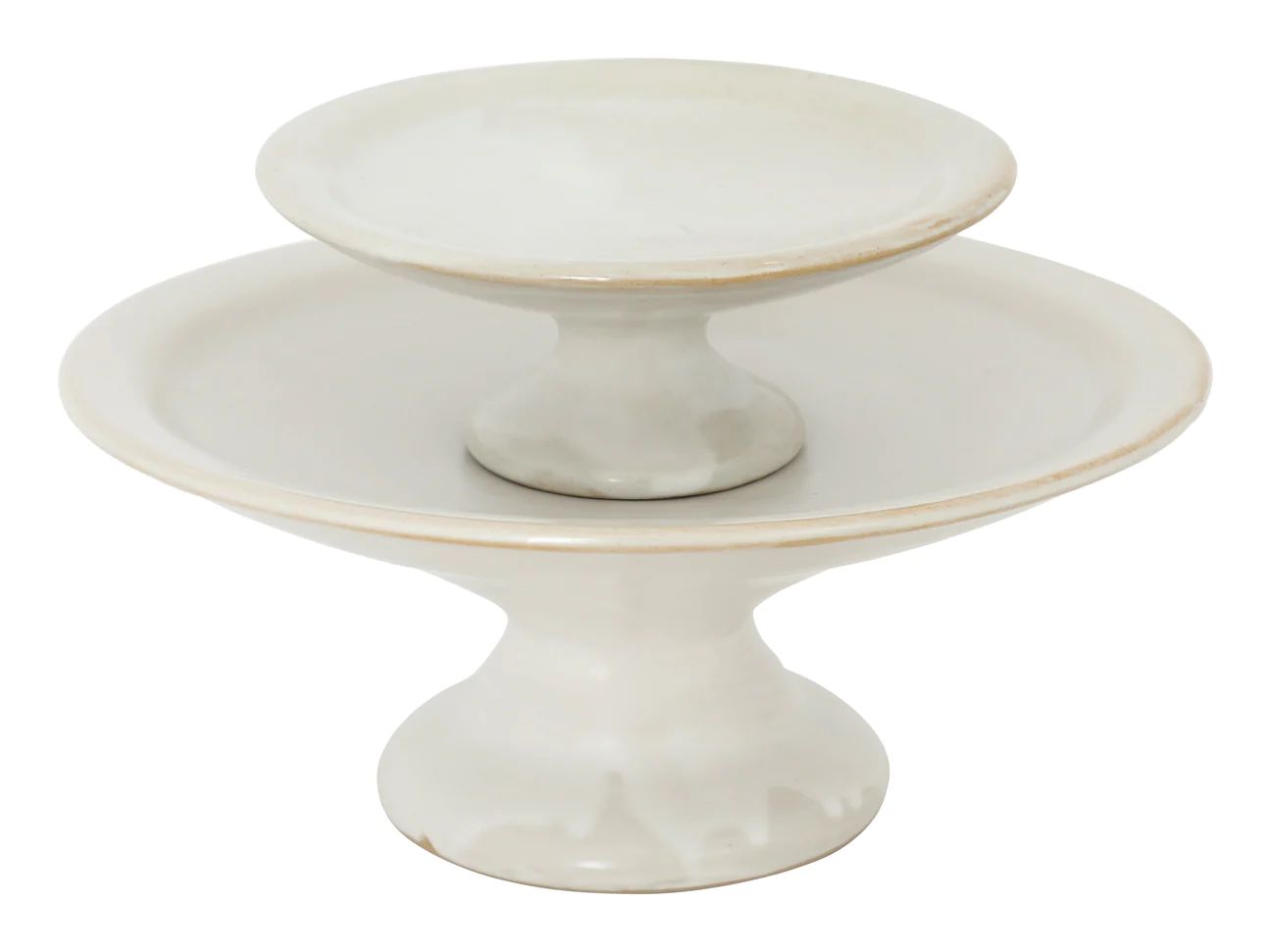 Apollo Footed Bowls - White | Jayson Home
