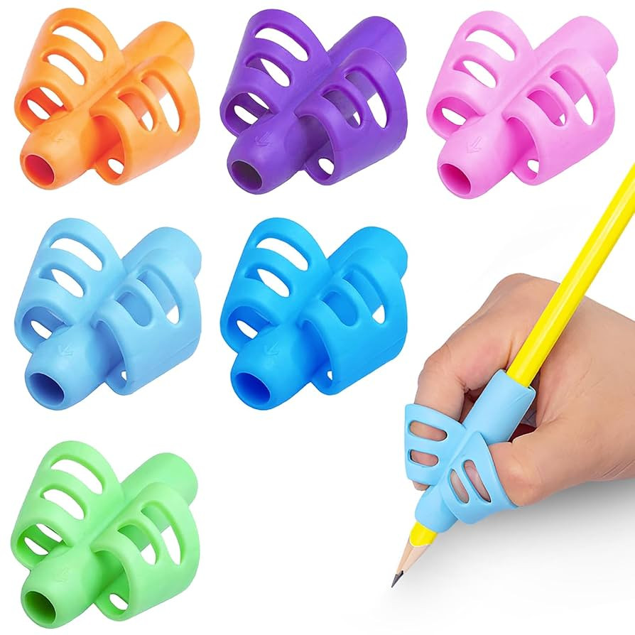 Pencil Grips for Kids Handwriting, Ergonomic Children Writing Aid, Training Posture Correction To... | Amazon (US)