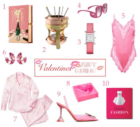 Lookin to splurge this Valentine’s Day? Here are some luxury gifts for her. From $200 and up there are some gorgeous gifts sure to make her feel spoiled no matter what she loves  

1. Champagne Clutch
2. Copper Fondue Pot
3. Pink Watch
4. Pink Sunglasses
5. Pink Silk Teddy
6. Rose Gold Multi Stone Earrings
7. Silk Pajamas
8. Planet Love Heart Catchall
9. Pink Glass Sling Heel
10. Assouline Coffee Table Book




#valentinesday #valentinesdaygifts #valentinesdaygiftideas #vday
 #vdaygifts  #vdaygiftideas  #vday #gifts #giftideas forher #valentinesdaygiftsforgirlfriend #valentinesdaygiftsforher #girlfriendgifts #wifegifts #momgifts #homegifts #fonduepot #foodgifts #chefgifts #lingerie #valentineslingerie #pajamas #silkpajamas #accessorise #pinkstyle#hermes #luxurygifts #musthaves 



#LTKGiftGuide #LTKSeasonal