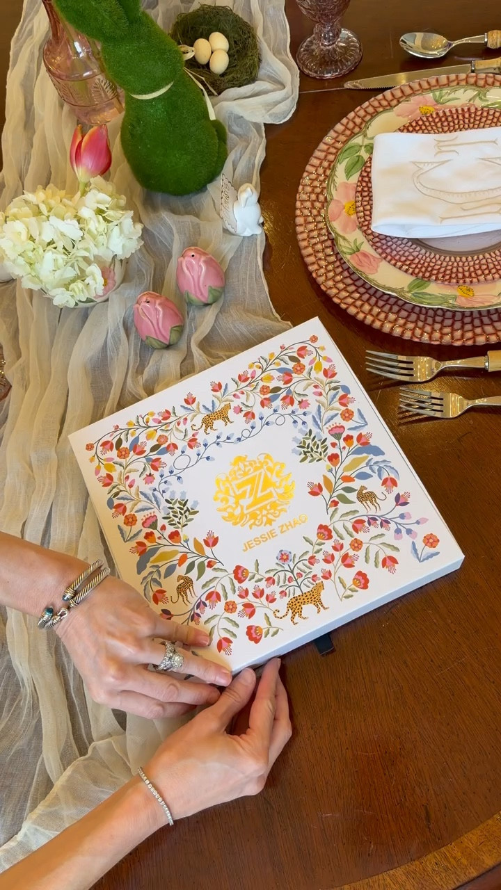 The most beautiful 100% silk scarf!! It is perfect for the spring and summer and such a fun way to add to your outfit! 