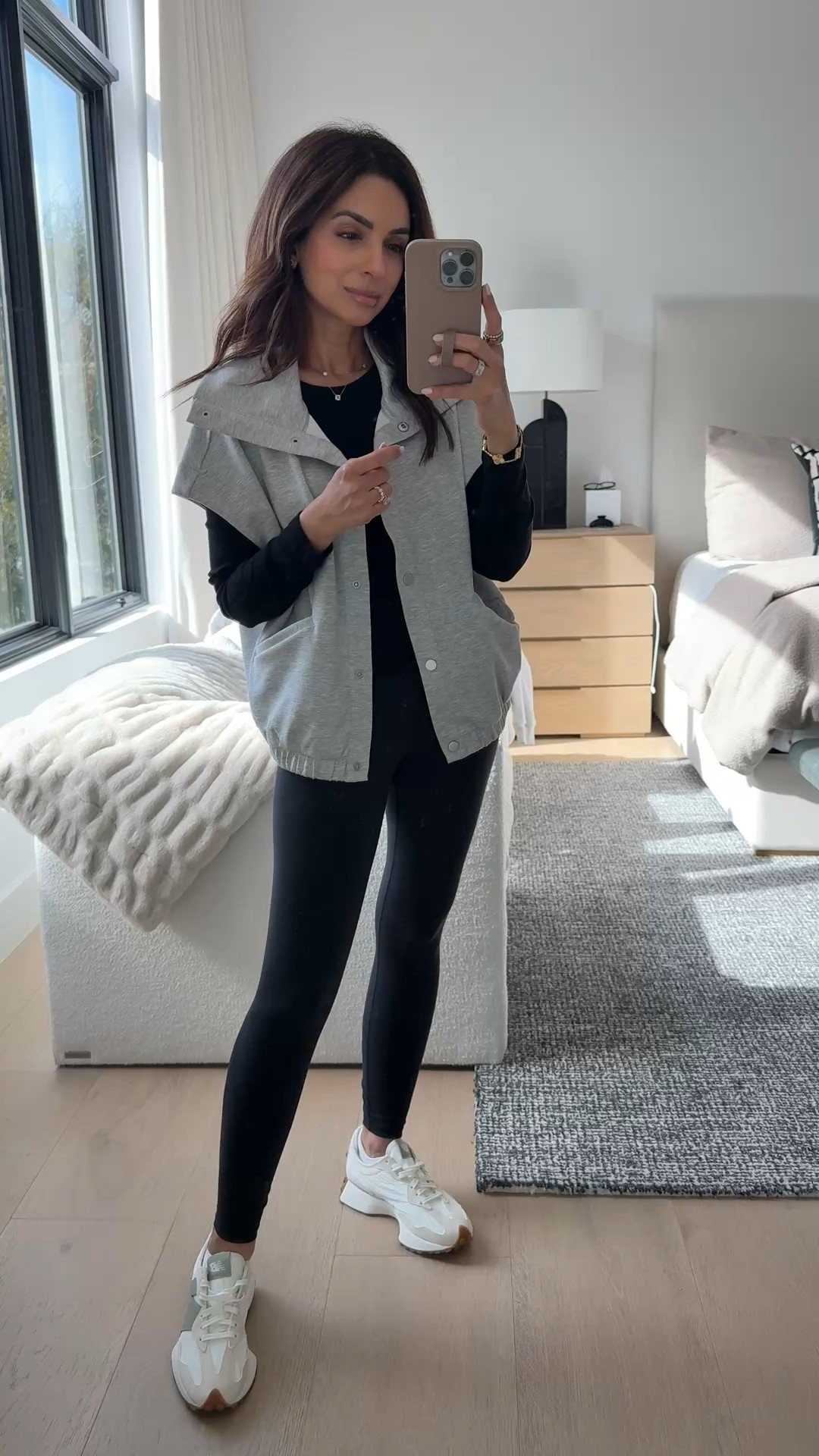 This month's @walmartfashion finds are so good! These scuba material pieces are great for a light layer to throw on your workout clothes or for a weekend look!