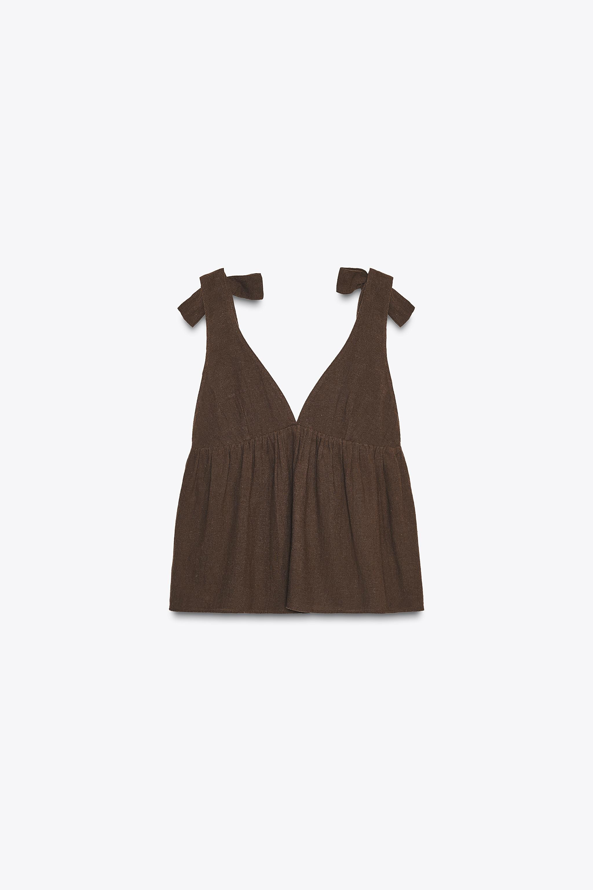 TOP WITH BOWS | Zara UK