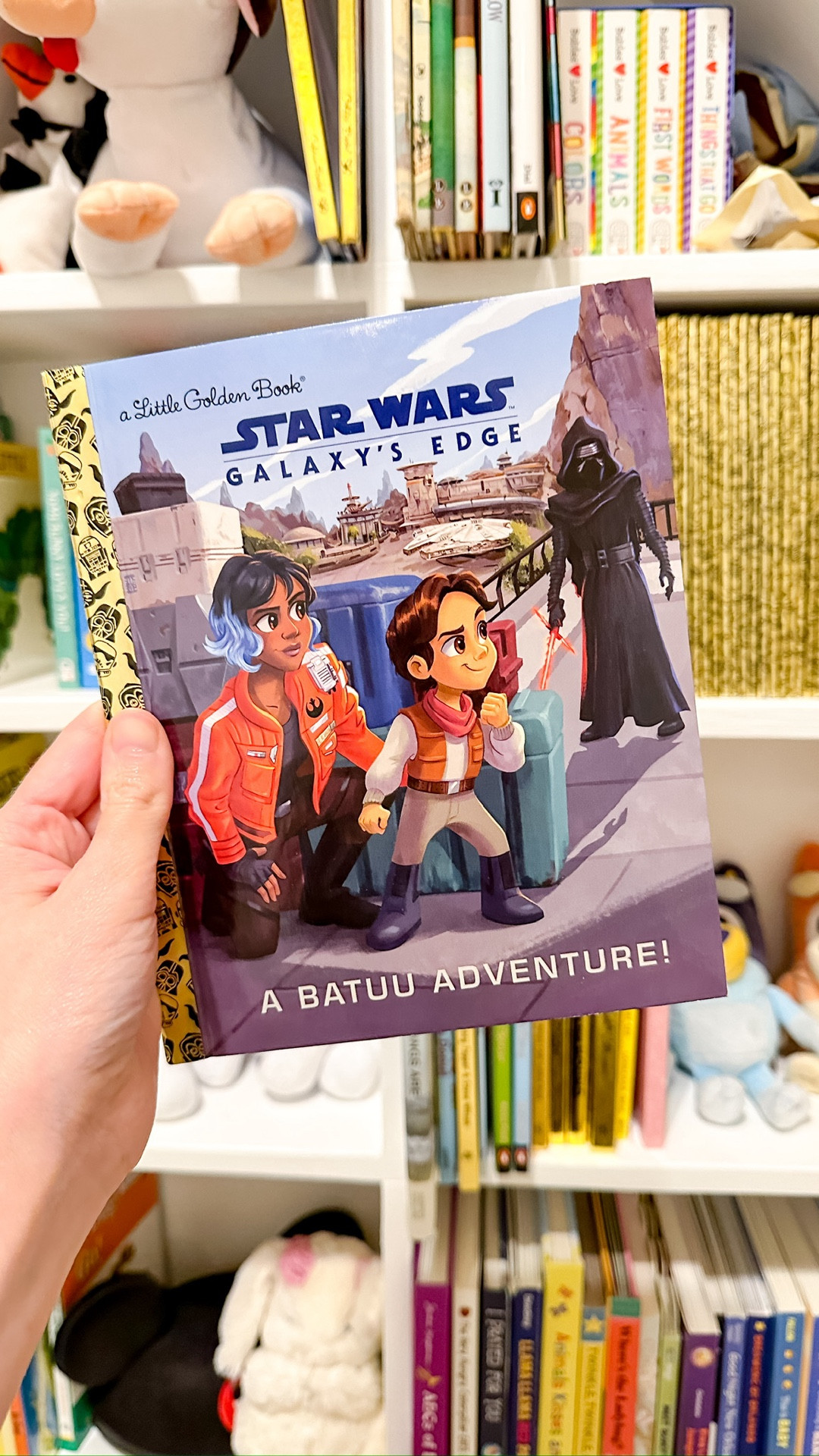 This is your sign to grab the Disney Parks Little Golden Book: Star Wars Galaxy’s Edge! 🚀🌌 Take a peek inside this magical story that brings Batuu, the Millennium Falcon, and Black Spire Outpost to life for Star Wars + Disney fans of all ages. 💫

This book is a must-have for:
⭐ Star Wars bedtime stories for kids
⭐ Disney Little Golden Book collectors
⭐ Disney Parks souvenirs you can read at home
⭐ Star Wars gifts for young readers

Shop it now on LTK to add a bit of Star Wars magic to your bookshelf. 📚✨

#DisneyBooks #StarWarsGalaxyEdge #DisneyLittleGoldenBook #DisneyCollectors #StarWarsKids #DisneyGiftIdeas #DisneyFamily #DisneyBooksForKids #StarWarsBedtimeStory

#LTKFindsUnder50 #LTKKids #LTKBaby