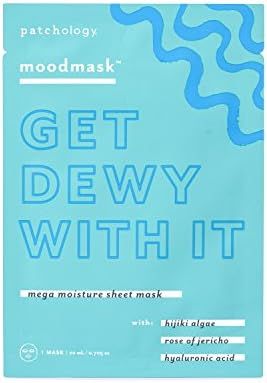 Patchology Moodmask Facial Sheet Masks - Men and Women Face Masks Skincare Sheet for Moisturizing, H | Amazon (US)