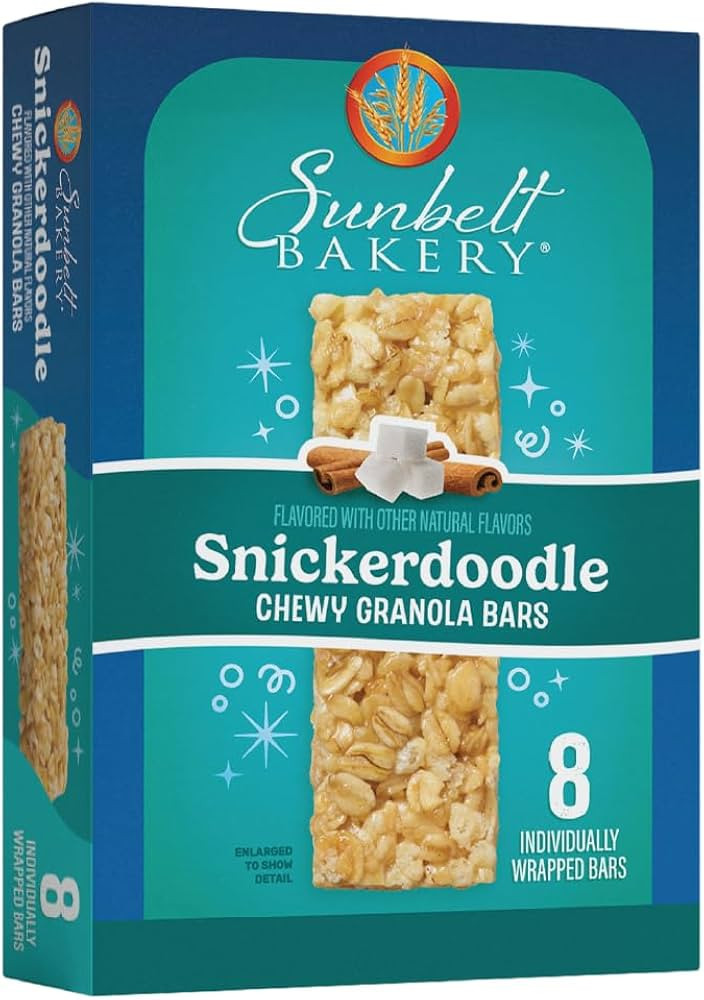 Sunbelt Bakery Snickerdoodle Chewy Granola Bars, 8-1.0 OZ Bars | Amazon (US)