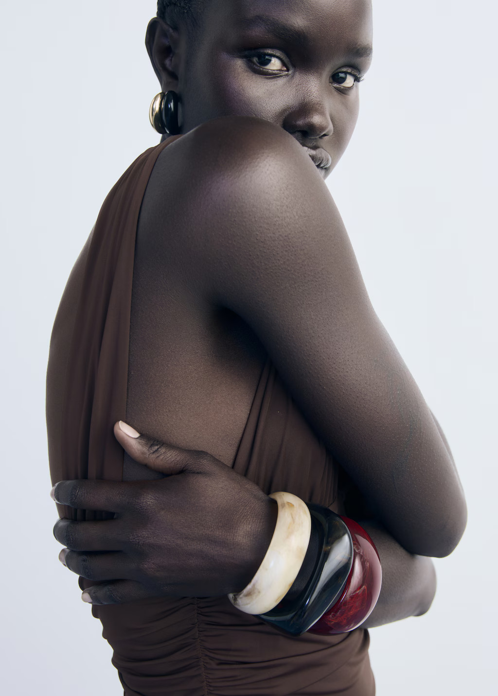 Set of 3 combined volume maxi bracelets - Women | MANGO Canada | Mango Canada