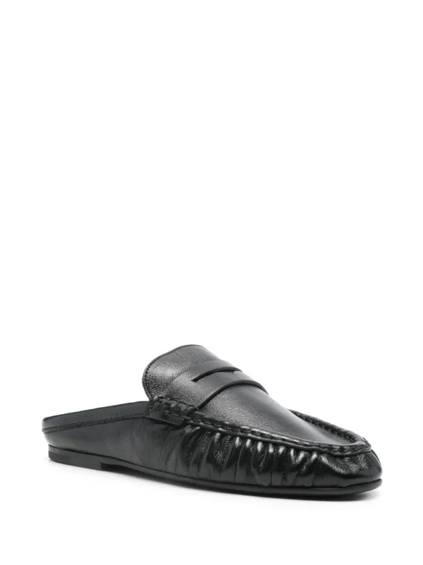 Saint Laurent Penny Mules | Black | FARFETCH | Farfetch Global