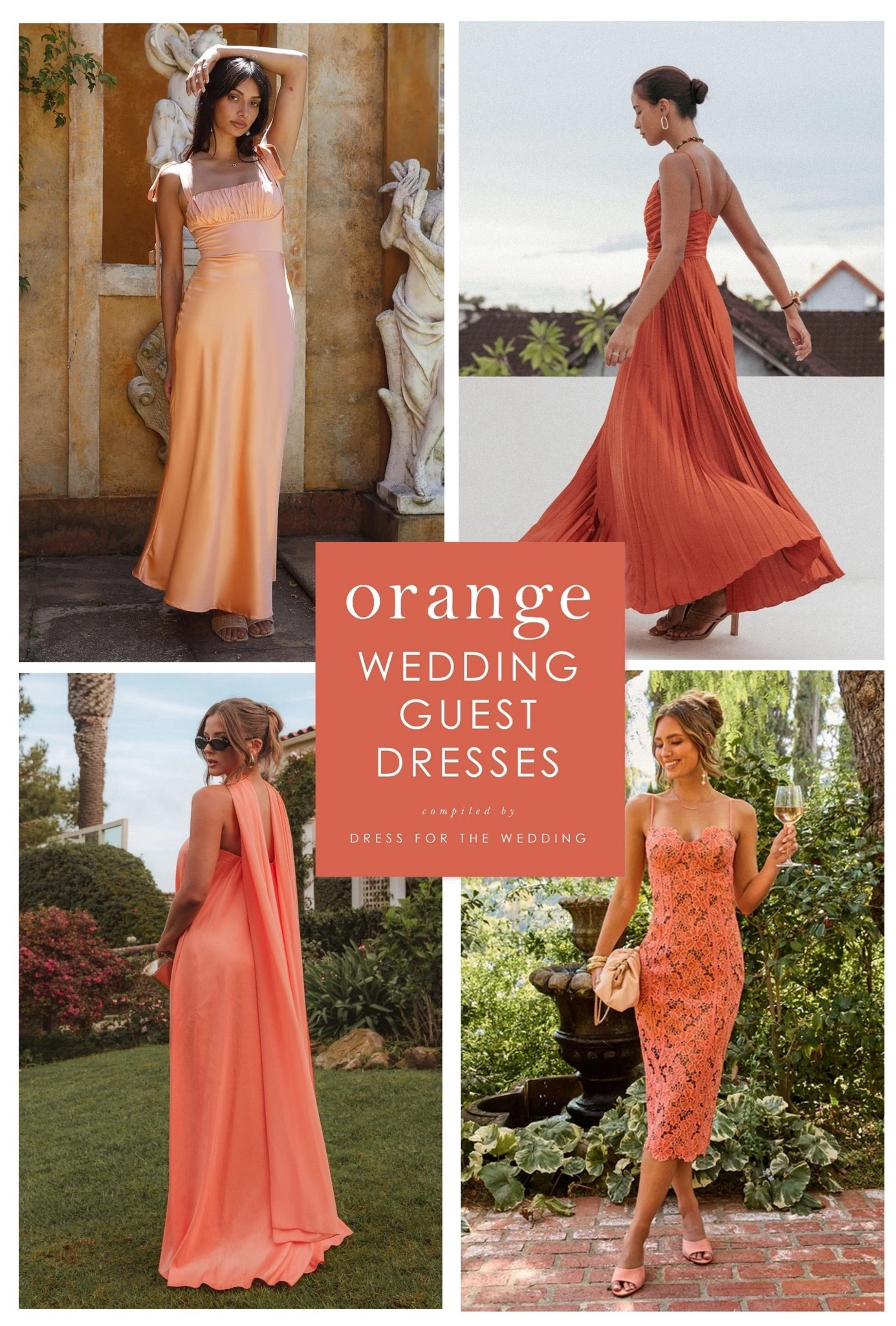 Orange and coral dresses for weddings. Orange wedding guest dress. Midi dresses, maxi dresses and formal dresses for summer weddings. 🧡

#LTKWedding #LTKSeasonal #LTKgrwm

#LTKgrwm #LTKWedding #LTKootd