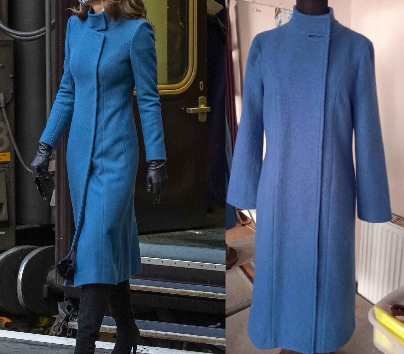 READY TO Ship Size M, Serena Inspired Coat, Kate Inspired Coat, Custom Made Coat, Wool Woman Coat... | Etsy (US)