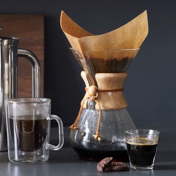 Chemex® Pour-Over Glass Coffee Maker with Wood Collar | Williams-Sonoma