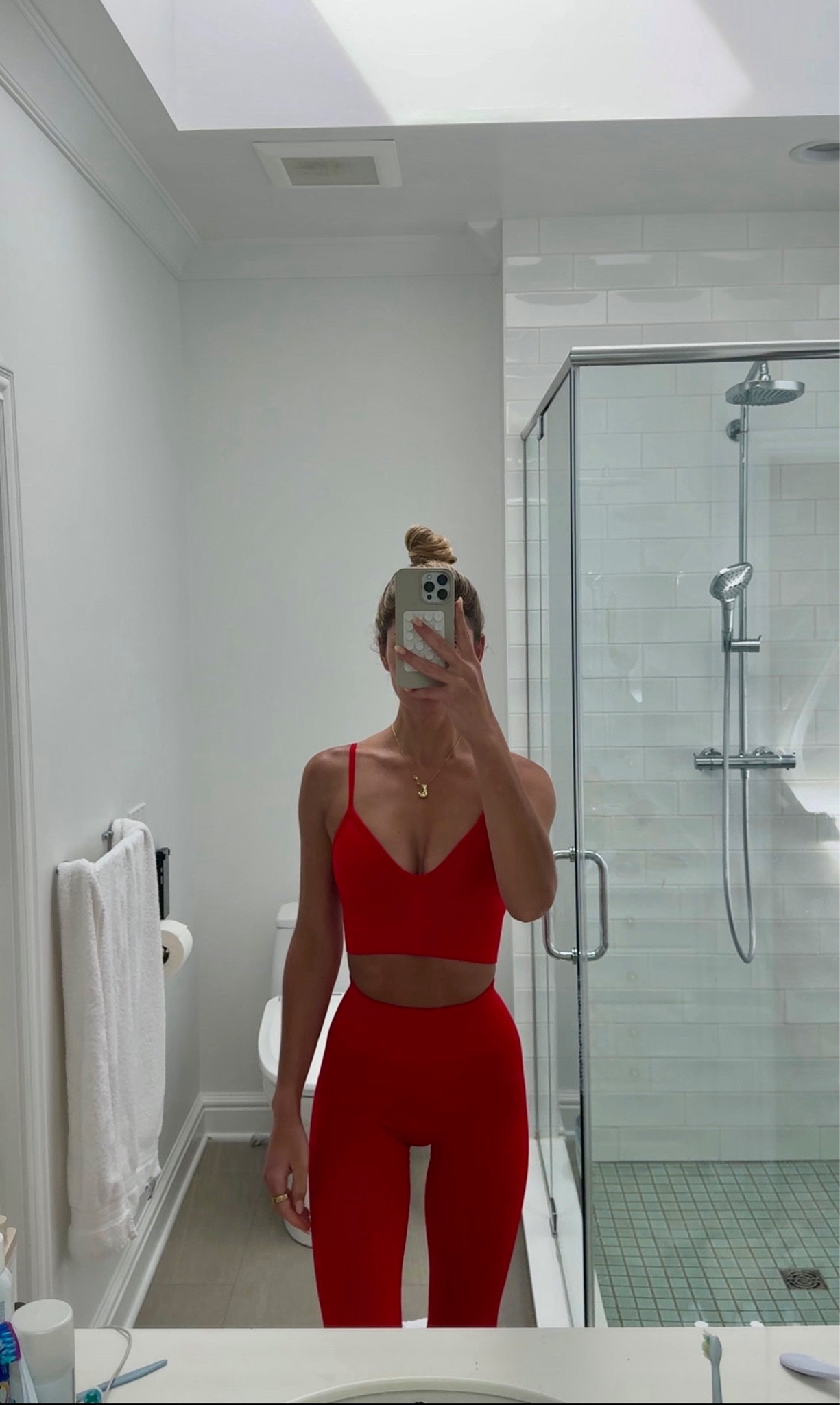 RED, RED, RED ❤️ 

matching workout set - workout set inspo - summer outfit - easy ootd - athletic outfit - summer workout inspo 

#LTKStyleTip #LTKSeasonal #LTKFitness