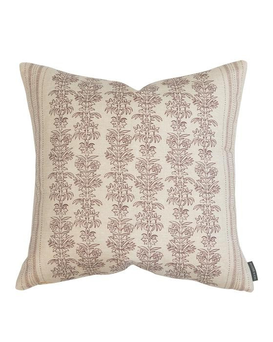 Demi Floral Stripe Pillow Cover | McGee & Co.