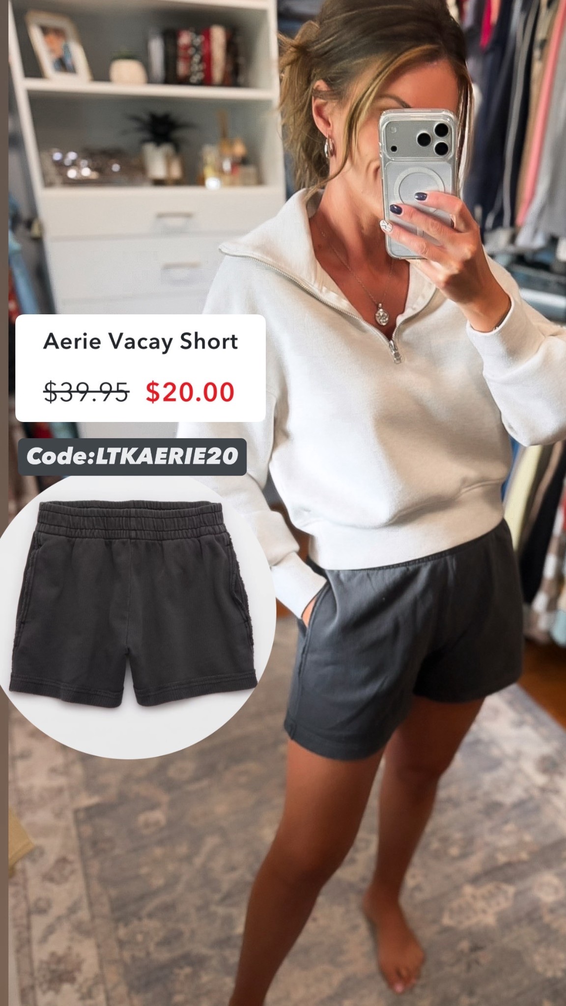 Comfy shorts from Aerie down to $20 with code LTKAERIE20
Pullover/ small
Shorts/ mediumm

#LTKxAerie #LTKSeasonal #LTKSaleAlert