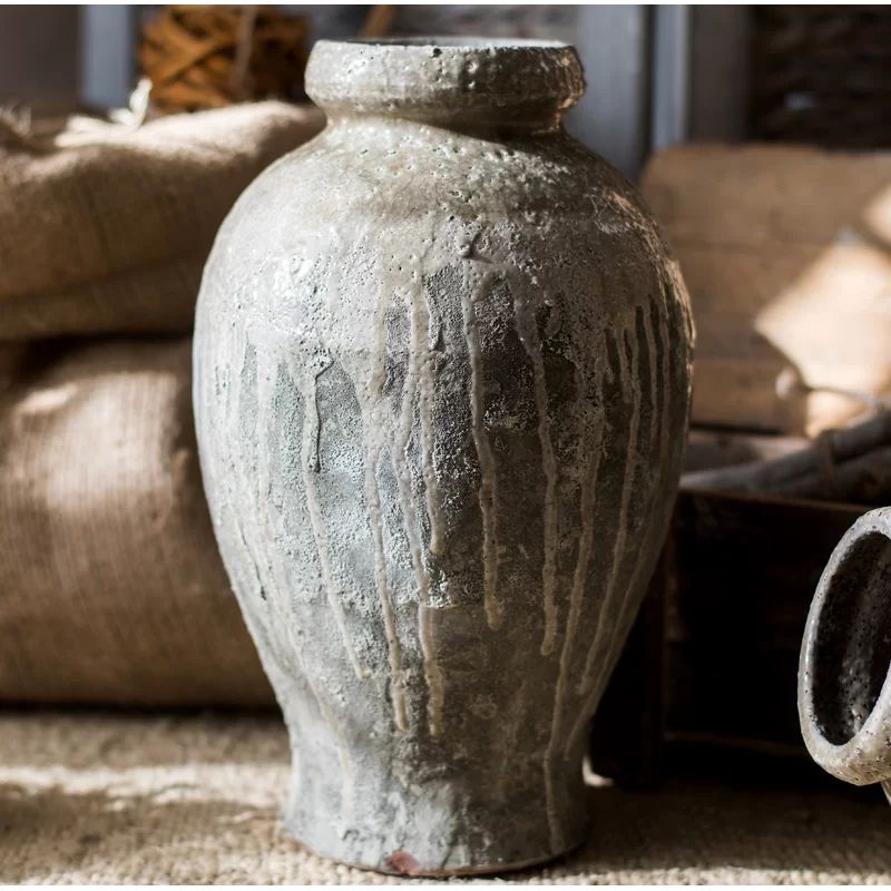Ruyle Gray Indoor / Outdoor Ceramic Table Vase | Wayfair North America