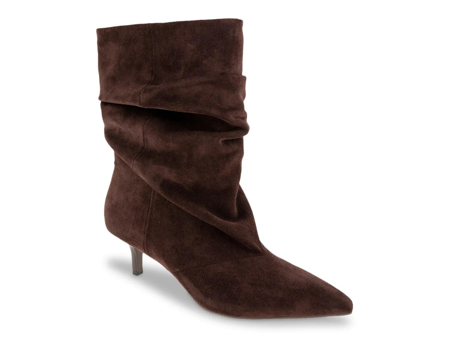 BCBG Dalles Bootie | Women's | Dark Brown | Size 7.5 | Boots | Kitten | Slouch | DSW