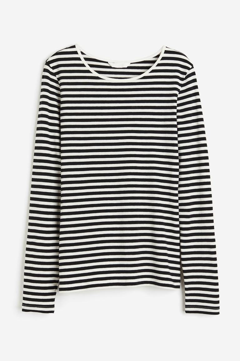 Long-sleeved Jersey Top | H&M (US + CA)
