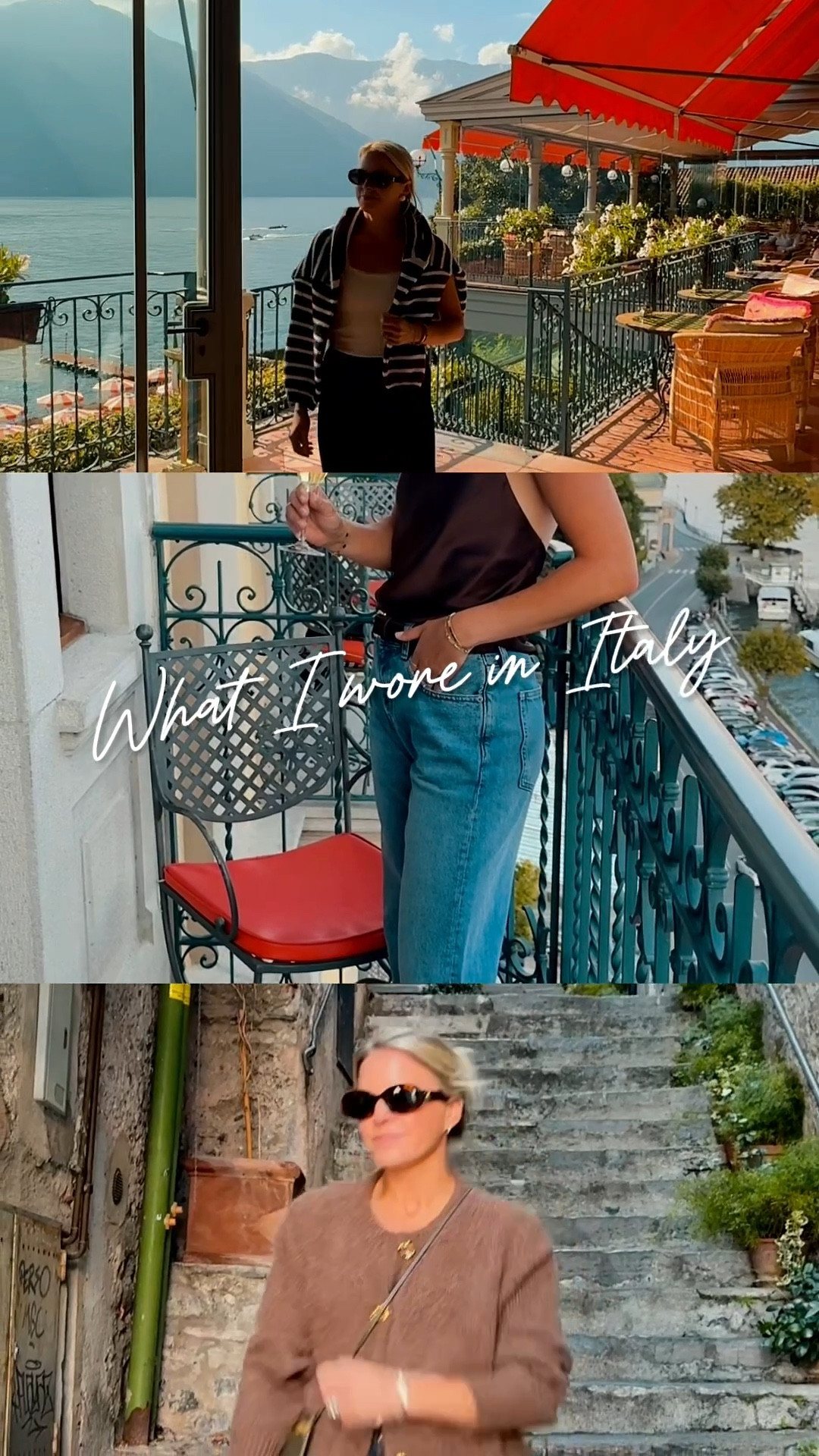 What I wore in Italy! Packed everything in a carry-on 
-XS brown tiered dress
-*short sleeve maxi dress is old 
-medium long sleeve Zara sweater
-medium striped sweater 
-medium cardigans 
-small short sleeve sweater
-small halter top
-small tank & bralette 
-small sheer/mesh top 
-all jeans are 26R & tts
-XS navy satin pants 
-small white pants 
-all shoes tts - boots, I’m a true 7.5 and ordered a 38
-small swimsuit 
-small shorts

travel outfit, Europe outfit, date night, anniversary trip 

#LTKFindsUnder100 #LTKTravel