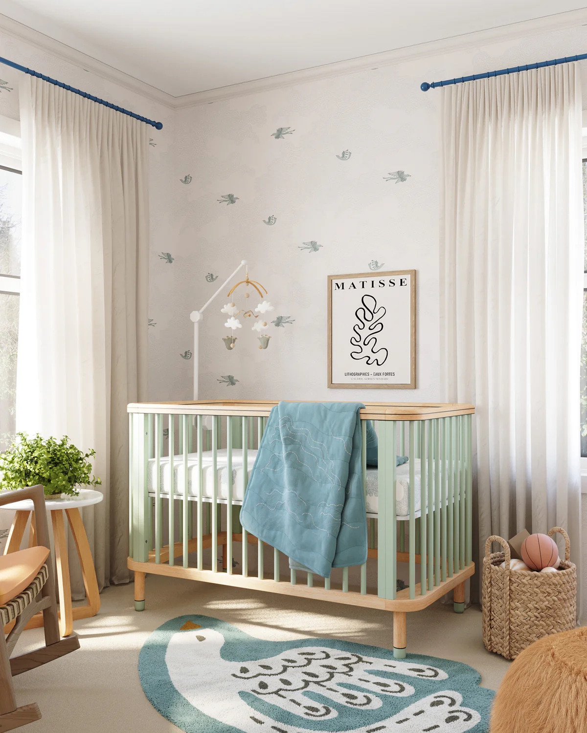 I use Nestig cloud crib in Sage green but here is a similar 3 in one convertible crib from Babyletto 

#LTKBaby #LTKKids #LTKHome