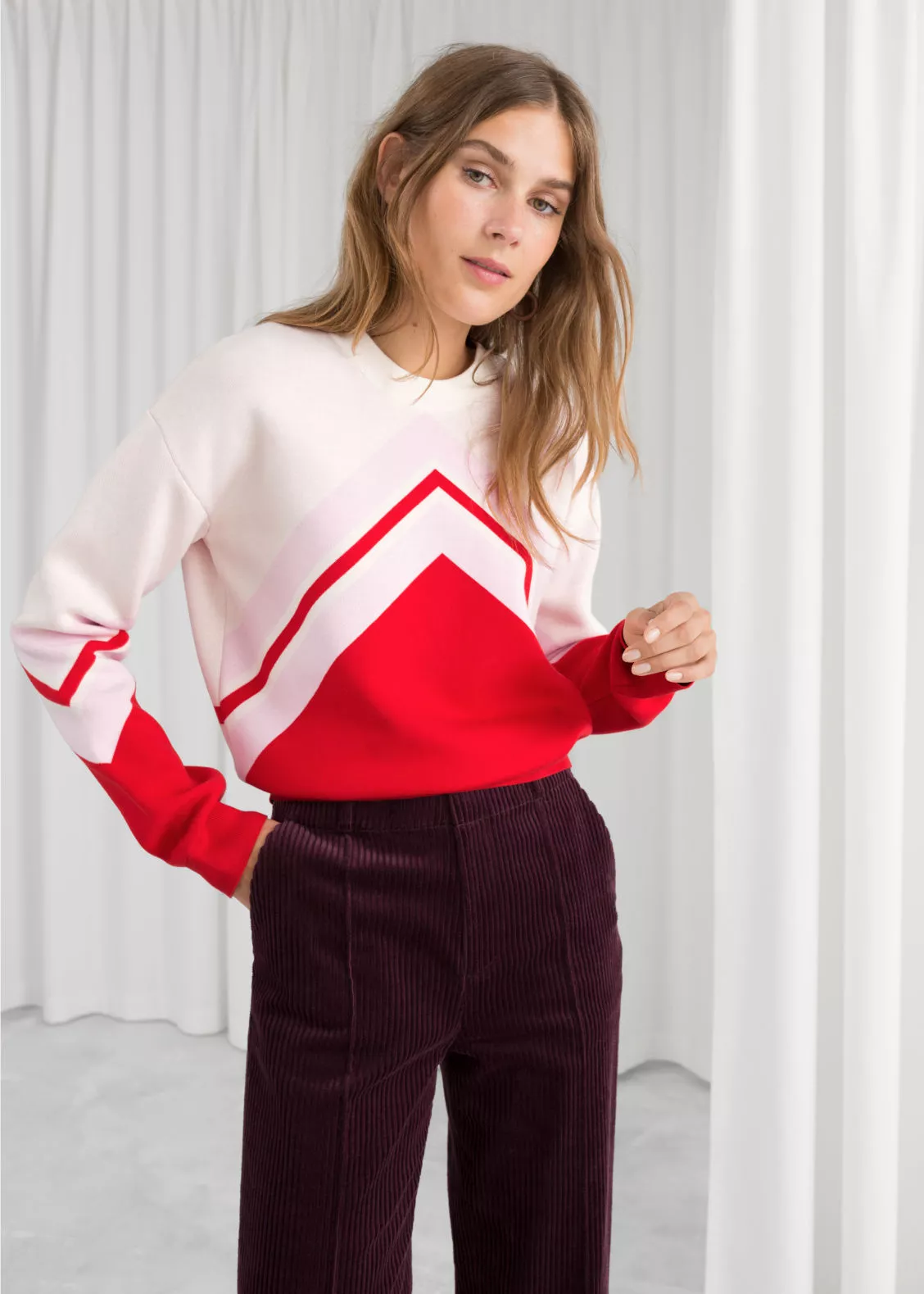 Other stories varsity sweater sale