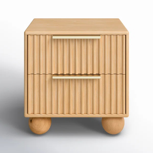 Camila 24.7'' W Solid Wood Nightstand | Wayfair North America