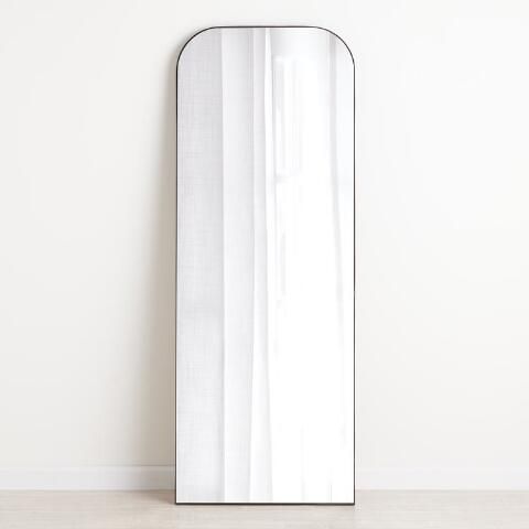 Mira Arched Metal Leaning Full Length Mirror | World Market