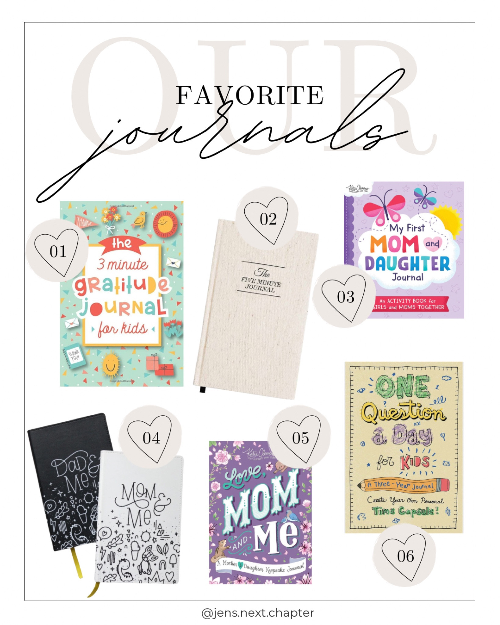 Our favorite journals…we try to do at least a little bit of journaling before bedtime at night. #4 is not linked, but it is the one my older two girls use. 

#LTKfamily #LTKkids #LTKhome