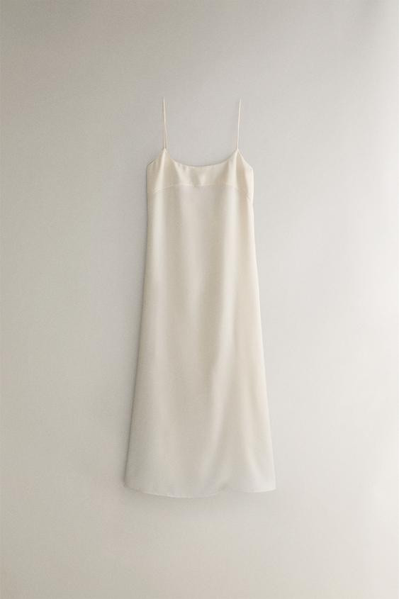 BEIGE SILK NIGHTGOWN | Zara US