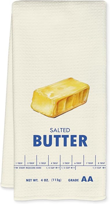 Butter Gifts Kitchen Towels, Butter Decor Hand Towels for Kitchen, 16x24 Inch | Amazon (US)