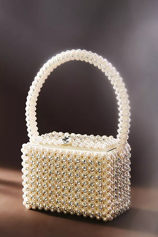 Retrofete Eclipse Pearl Bag By Retrofete in White | Anthropologie (US)