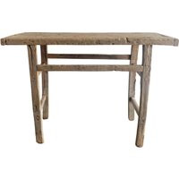 Vintage Antique Elm Wood Console Table | Etsy (US)