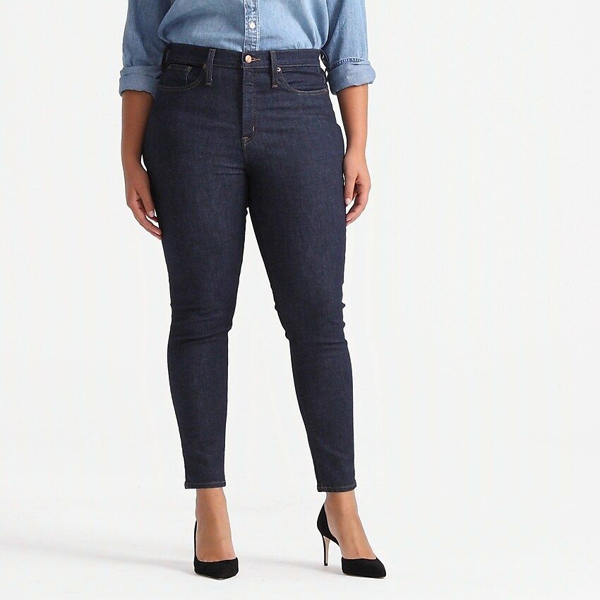 9" high-rise toothpick jean in Classic Rinse wash | J.Crew US