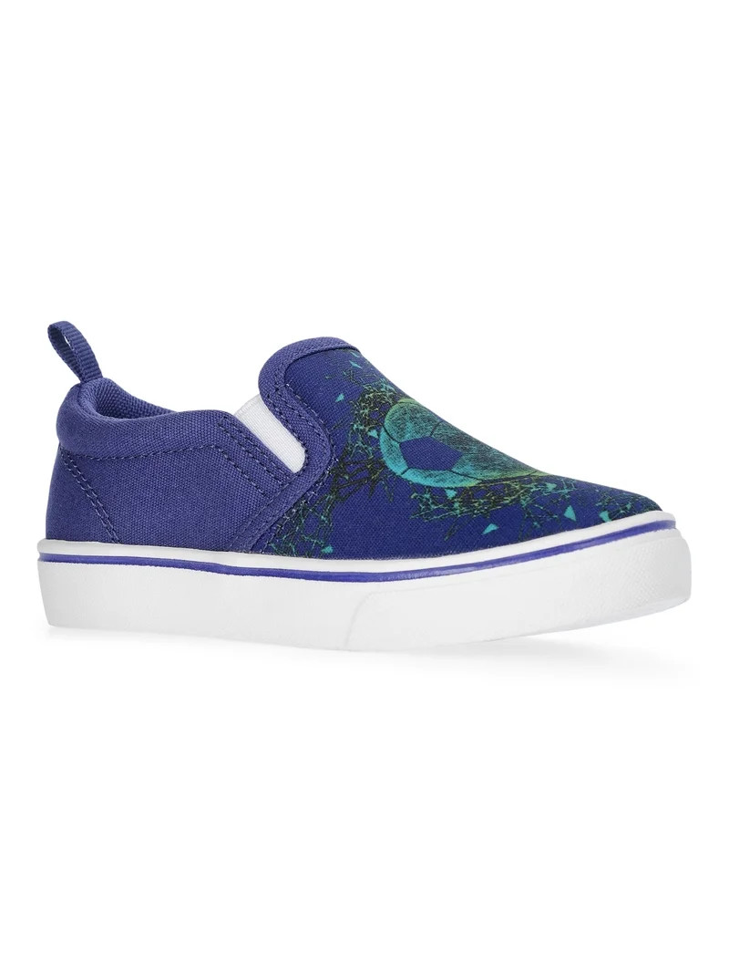 Wonder Nation Toddler Boys Casual Slip On Sneakers | Walmart (US)