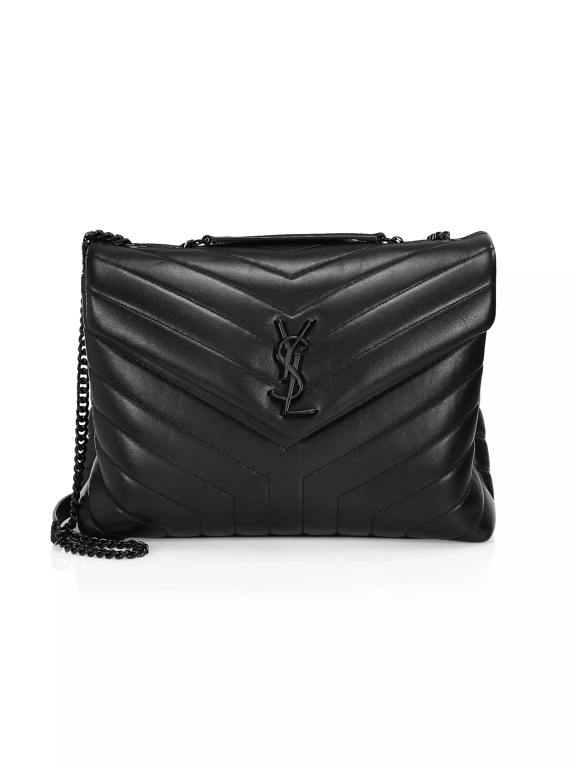 Saint Laurent Loulou Medium Matelassé Leather Shoulder Bag | Saks Fifth Avenue | Saks Fifth Avenue