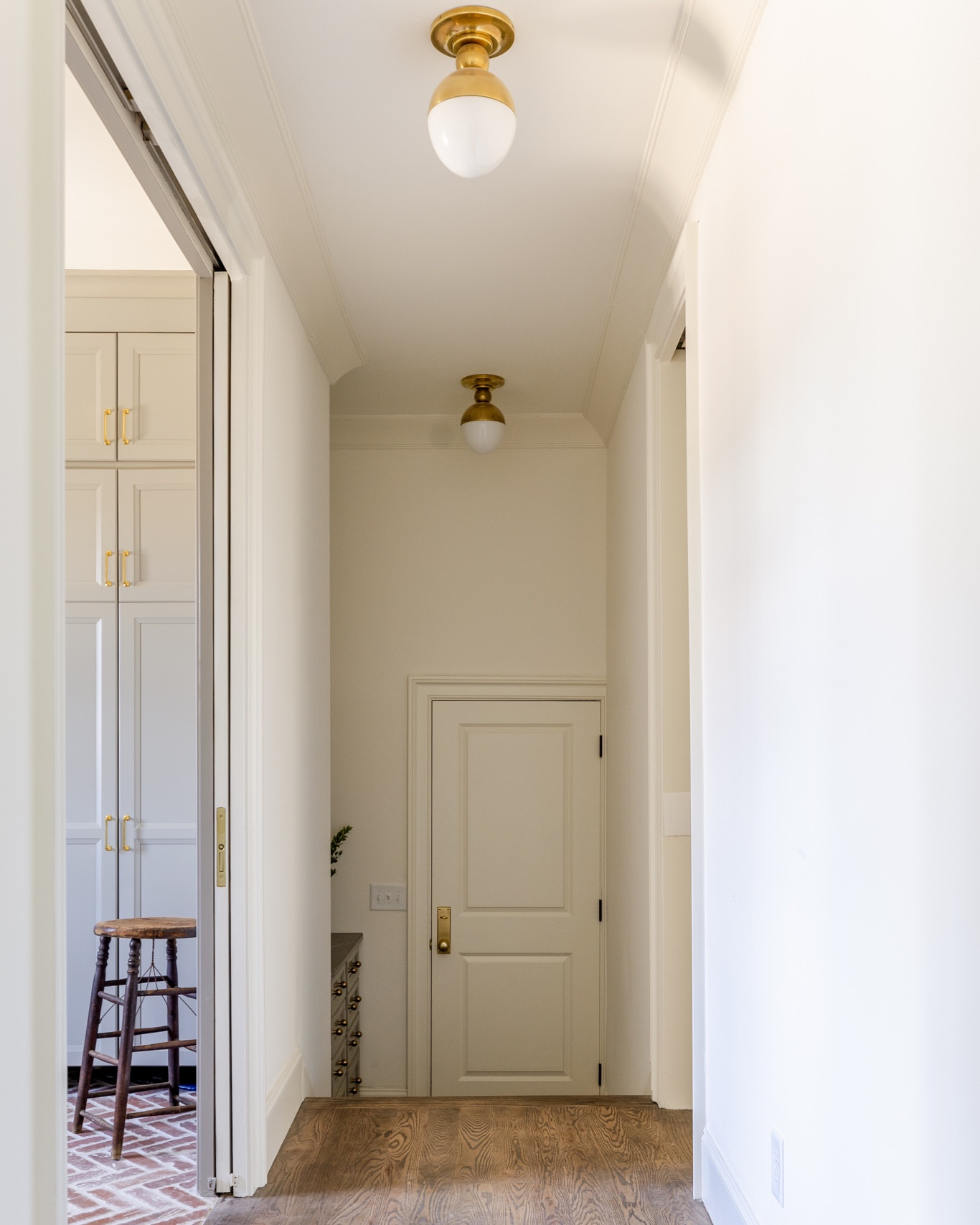 Flush mount lights to elevate any boring hallway 

#LTKhome