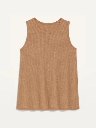 Luxe Rib-Knit Swing Tank Top for Women | Old Navy (US)