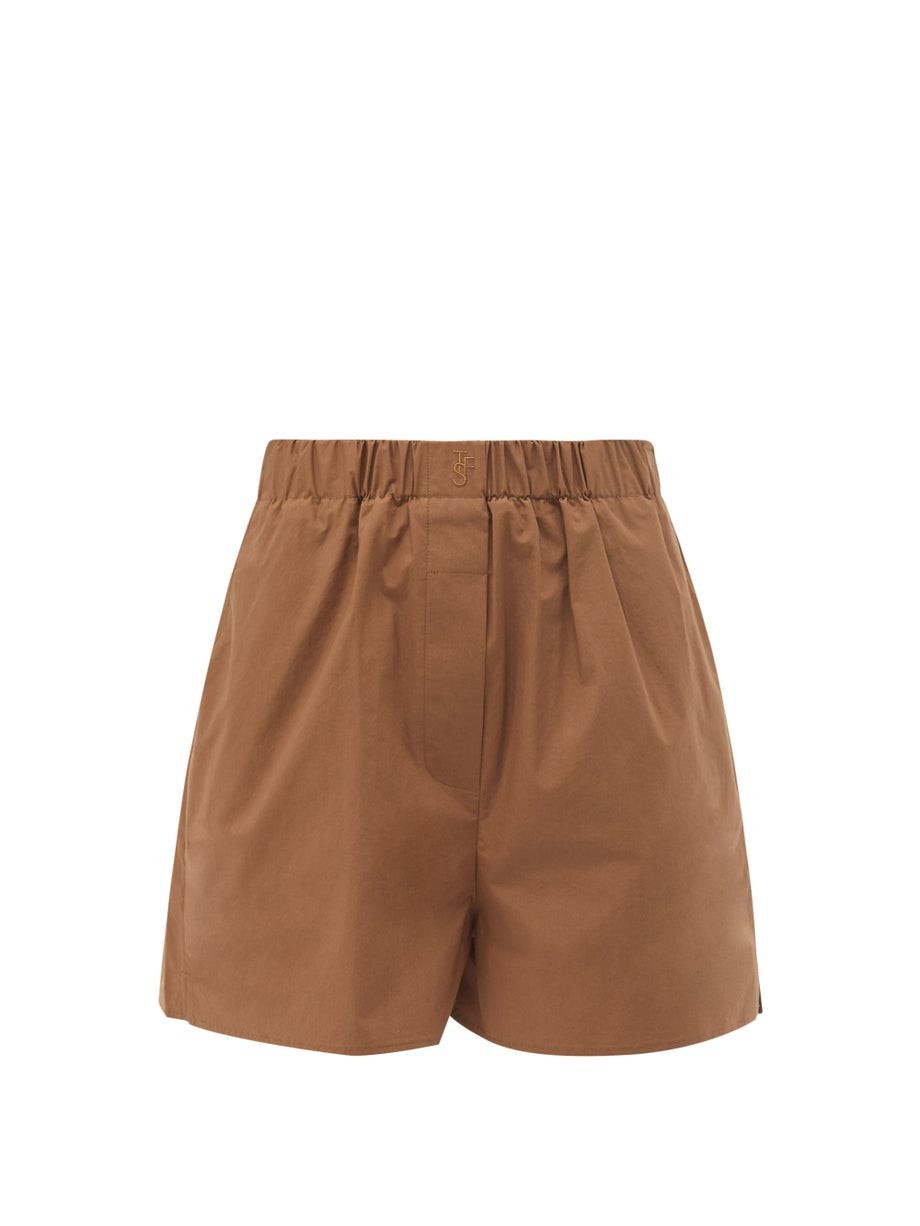 Lui organic cotton-poplin boxer shorts | The Frankie Shop | Matches (US)