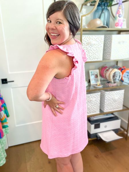 I wear a size small in this cute ruffle back dress. Perfect for mom style!

#LTKFindsUnder100 #LTKSeasonal #LTKStyleTip