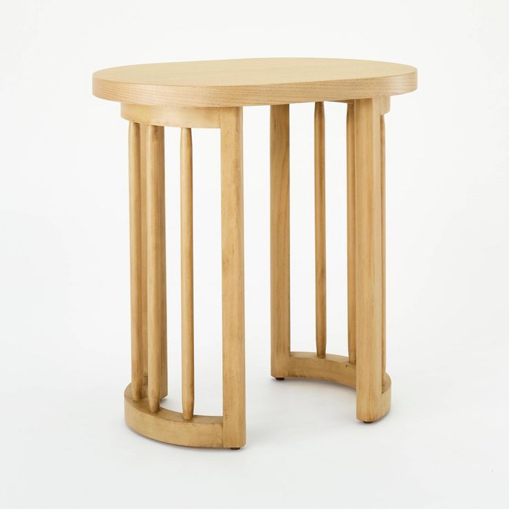 Burbank Wood Accent Table Natural - Threshold™ designed with Studio McGee | Target