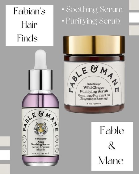 Fable & Mane Amla Soothing Serum to nourish dry scalp & Purifying Scrub to remove product build up & stimulate hair follicles 
#LTKhair #LTKselfcare 

#LTKmens #LTKbeauty #LTKunder50