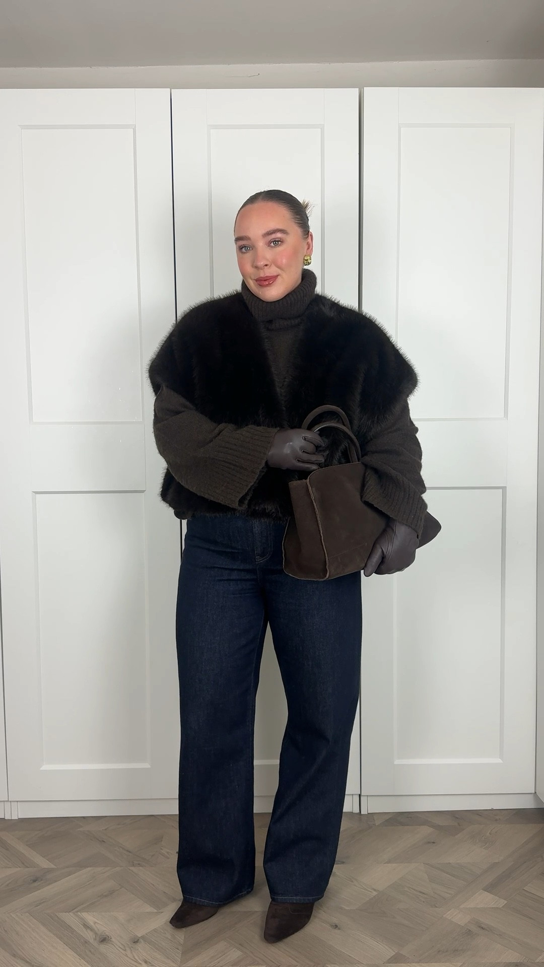 rewearing what I wore on Christmas Day! And finishing with my most complimented perfume 😂

These are the dark version of my fav Uniqlo jeans, I wear a 30inch waist 29 inch leg in these.m (currently £19.90‼️) 

Fur gilet is Zara but annoyingly sold out, I’ve linked similar 

#LTKjeans #LTKmidsize #LTKwinter