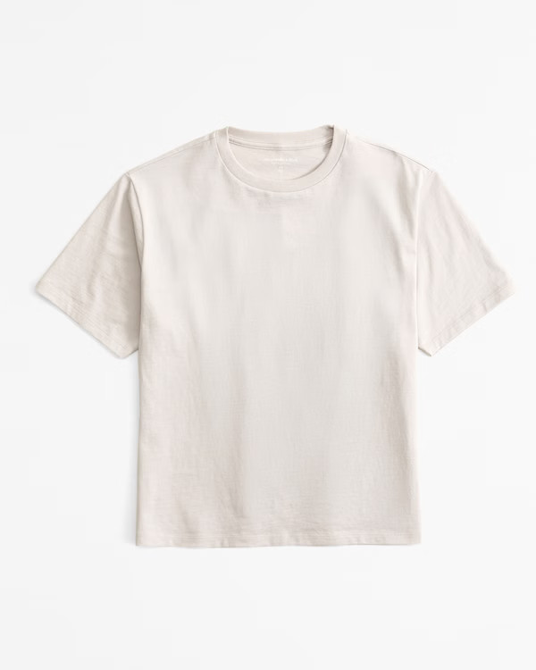 Essential Premium Polished Relaxed Tee | Abercrombie & Fitch (US)