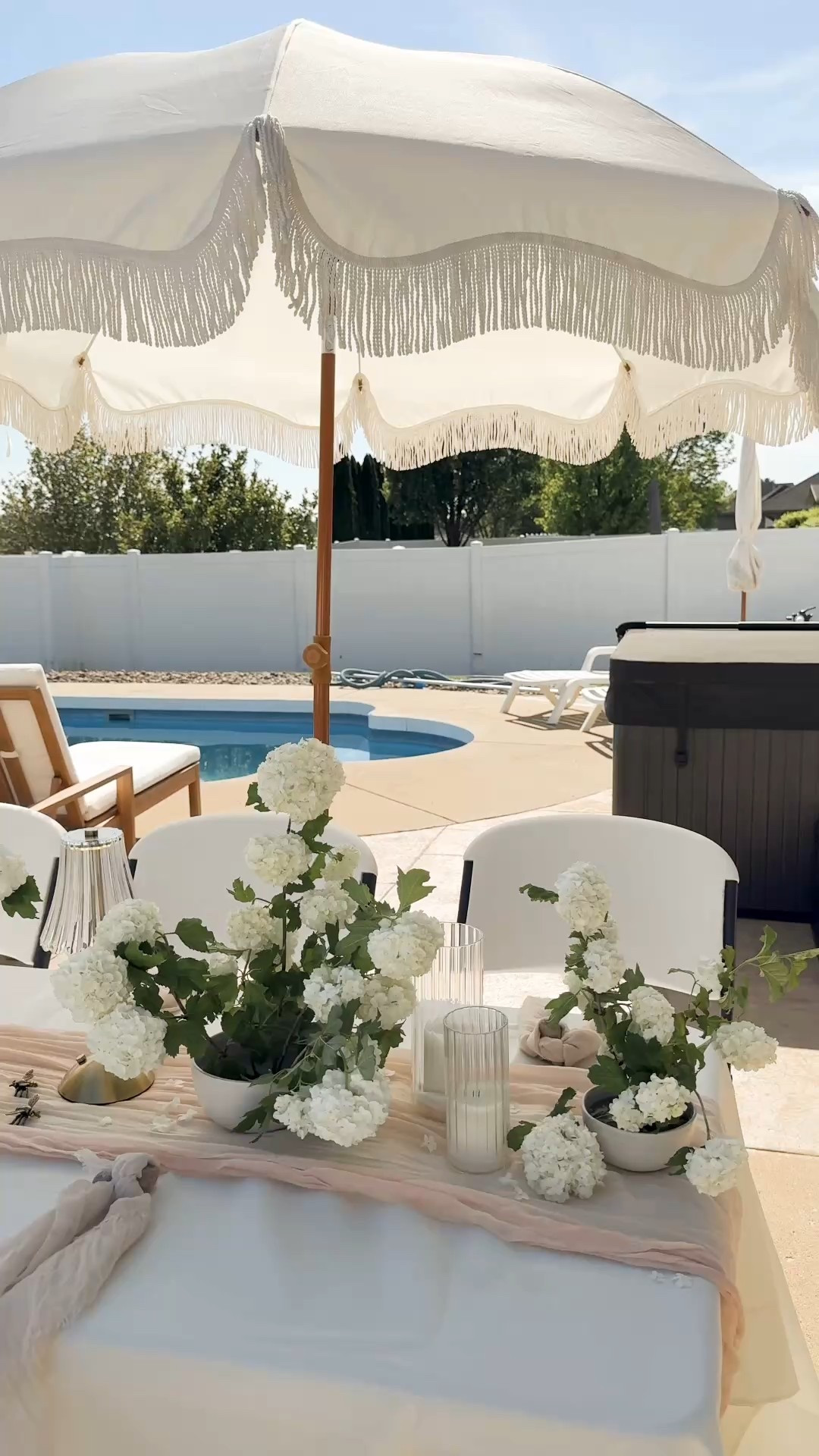 Outdoor Patio Tablescape for Mother’s Day or Spring Hosting 🌸
Looking to create a beautiful outdoor dining setup that feels elevated yet effortless? This patio tablescape was styled for a Mother’s Day brunch, but the look works for any spring or summer gathering—think backyard dinner parties, bridal showers, or al fresco celebrations.

I used a soft linen-look tablecloth, a cheesecloth table runner, ribbed LED cordless table lamps, and ikebana floral bowls to layer texture, light, and florals into a cozy yet chic setup.

✨ Everything is linked here for you to recreate this outdoor spring table setting—from the floral vessels to the exact table runner and lighting.

Tap to shop all the sources in one place! 🛍
#OutdoorTablescape #SpringTablescape #PatioPartyDecor #BackyardDinnerParty #HostessTips #Mother’sDayTableDecor #SummerTablescape #CheeseclothRunner #RibbedLEDLamps #IkebanaVessels #FloralCenterpieceInspo #LTKhome #LTKtablescape #LTKspringdecor #tablescapeideas #hostesswiththemostess #springdecorideas

#LTKHome #LTKFindsUnder100 #LTKSeasonal