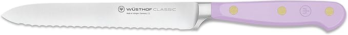 WÜSTHOF Classic Purple Yam 5" Serrated Utility Knife | Amazon (US)