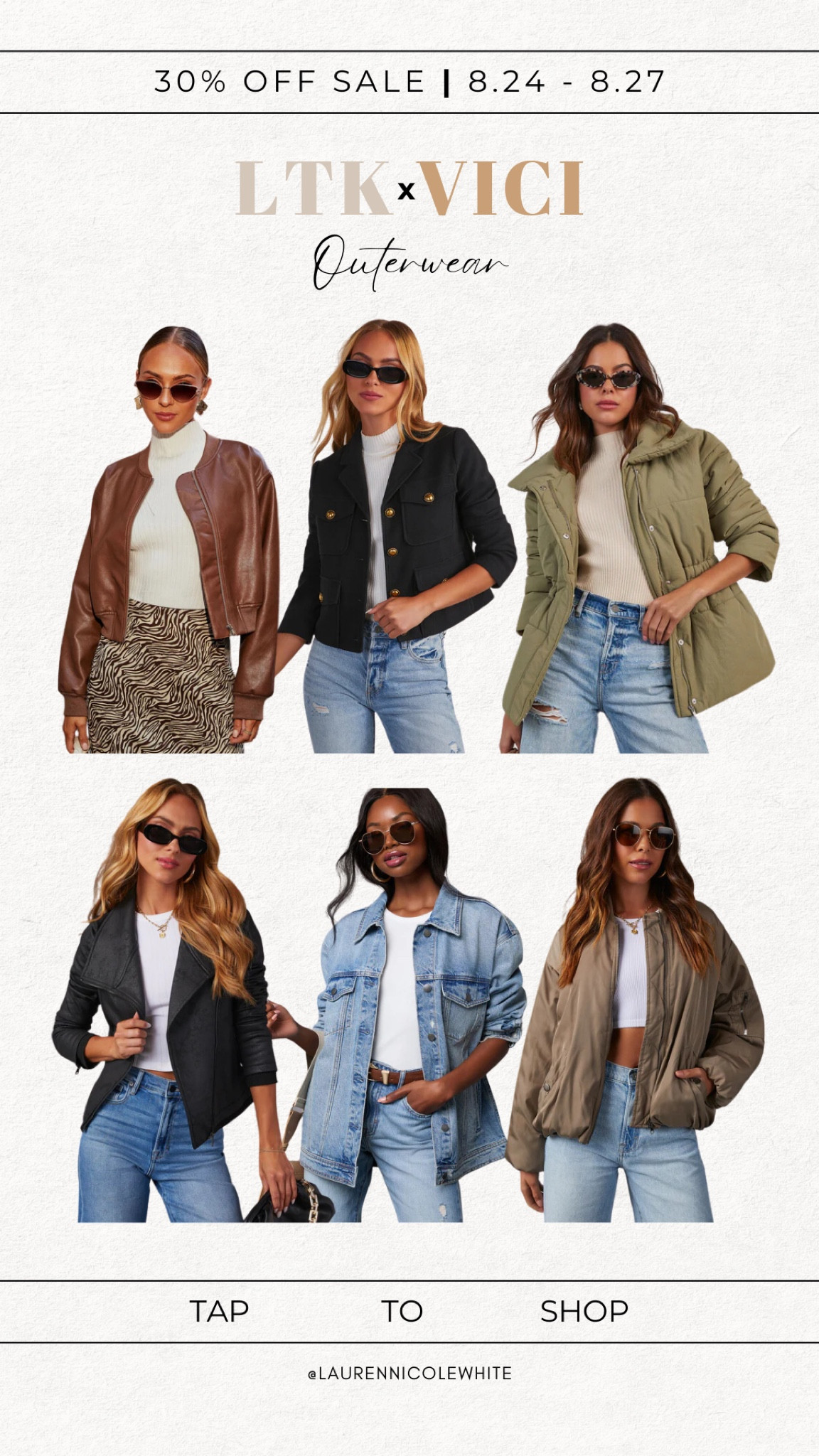 Fall jackets from VICI for 30% off!

#LTKFallSale #LTKxVICI #LTKSeasonal