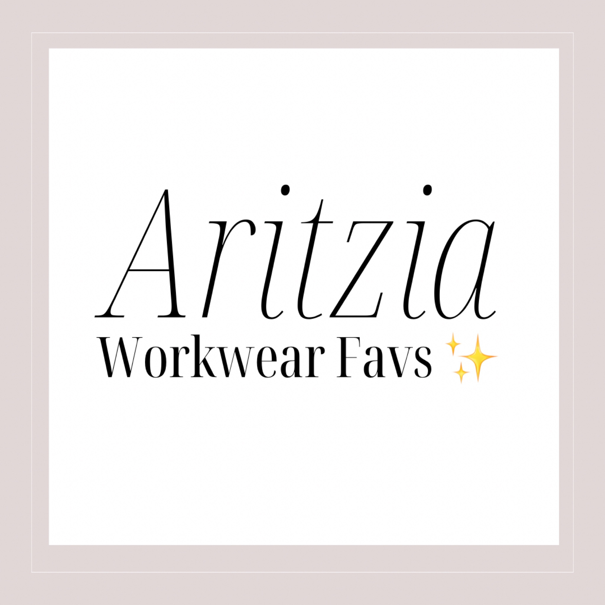 A few of my favourite Aritzia workwear finds! ✨ 

#LTKmidsize #LTKworkwear #LTKfindsunder100