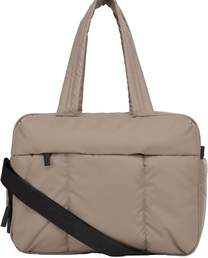 GVOULL Travel Duffel Bag Quilted Nylon Weekender Bag Puffer Tote Bag for Women Carry On bags for ... | Amazon (US)