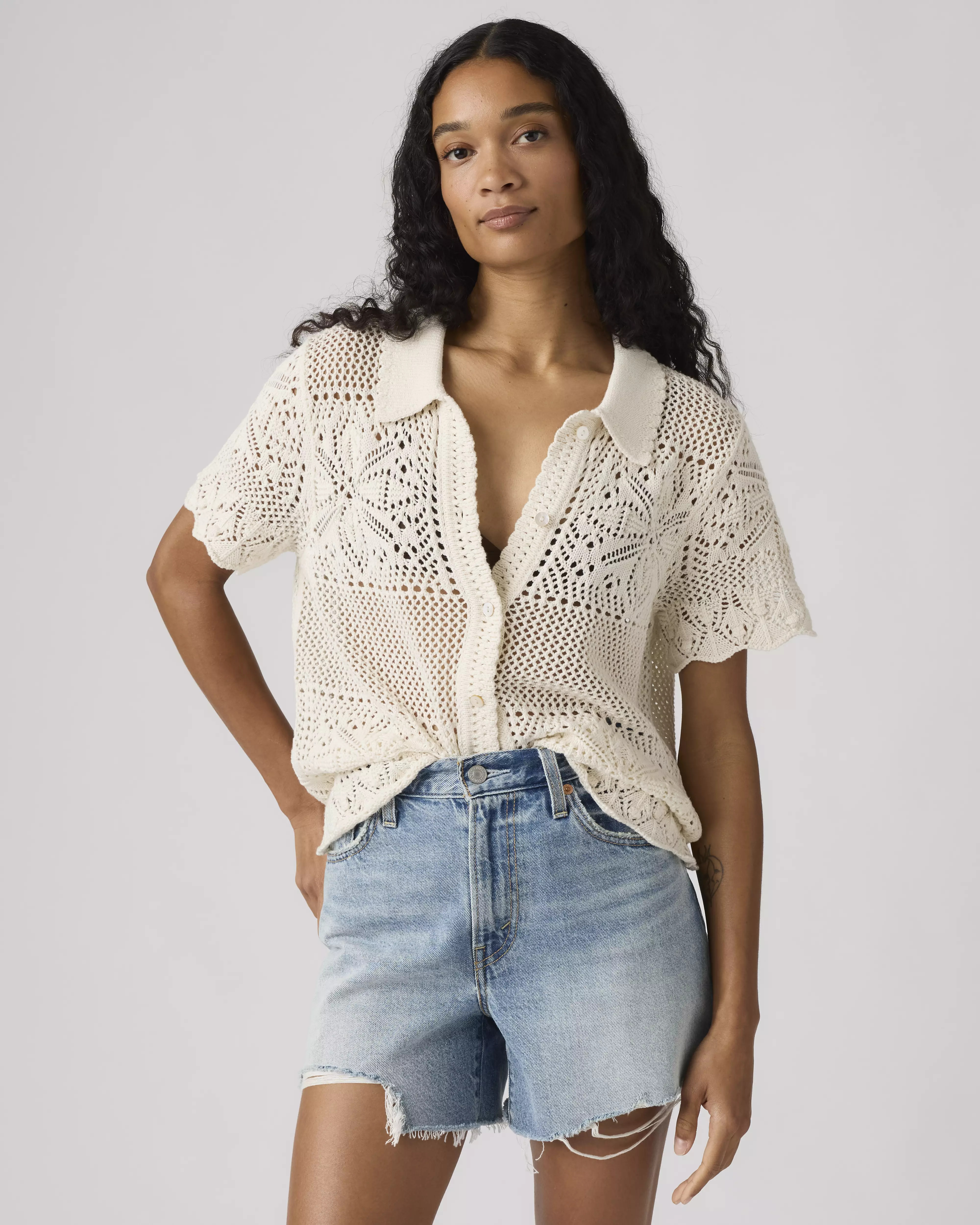 Susanna Floral Crochet Shirt | Levi's US