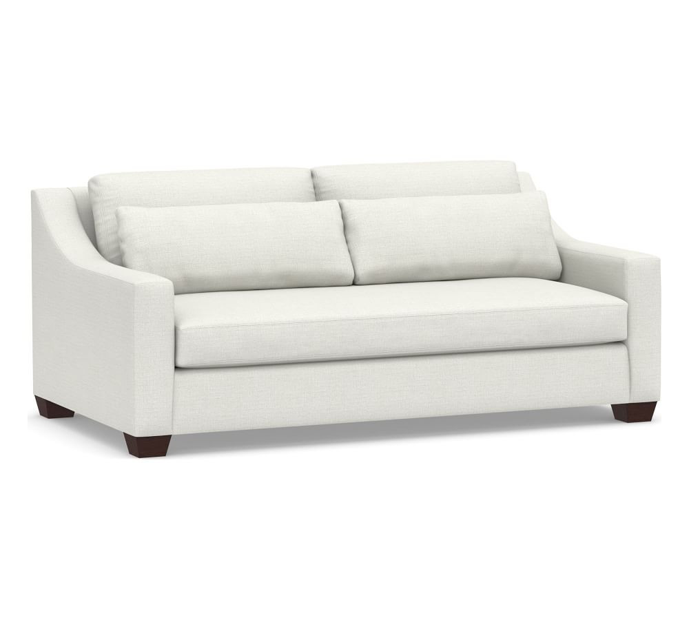 York Slope Arm Deep Seat Upholstered Sofa | Pottery Barn (US)