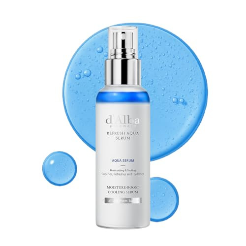 d'alba Piedmont Italian White Truffle Refresh Aqua Serum, Vegan Skin Care, Light-weight Face Moisturizer, Glow Serum for Radiant Skin, Non Comedogenic, All In One Mist (3.38 fl oz.) | Amazon (US)